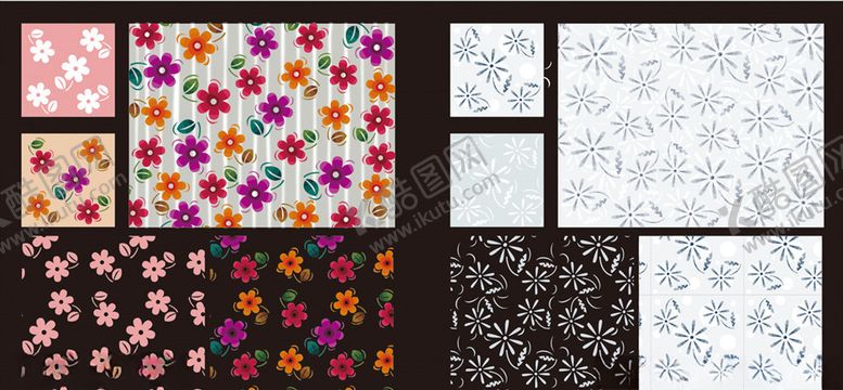 编号：85670109091712396191【酷图网】源文件下载-地毯花纹鲜花花纹树叶藤蔓