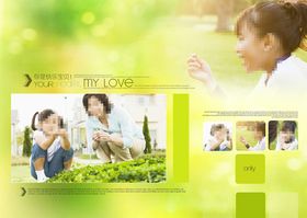 温馨家庭相册模版