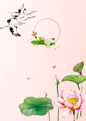 茉莉花插画海报图片 