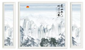 大理石纹山