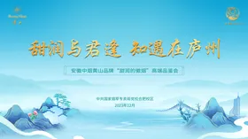 会议主视觉插画中式背景板
