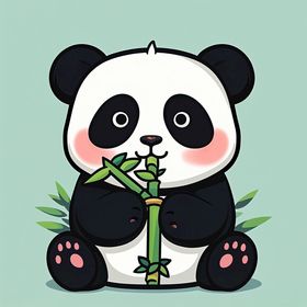 卡通熊猫