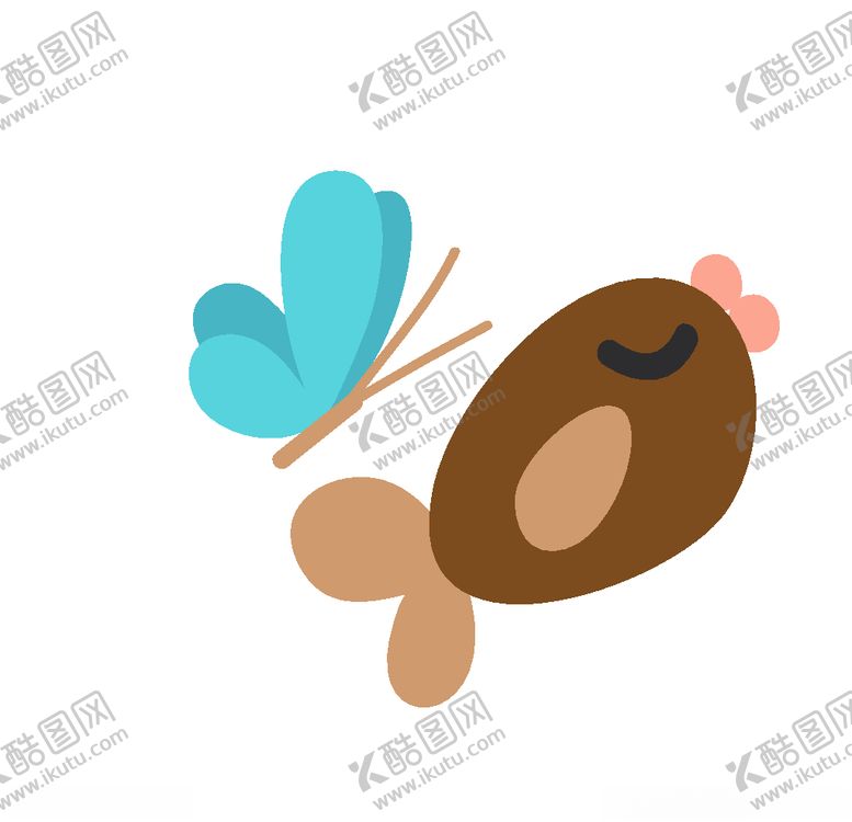 编号：26504107081936227115【酷图网】源文件下载-矢量卡通动物头像