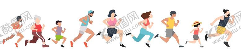 编号：45987009172142261208【酷图网】源文件下载-ai矢量跑步人物