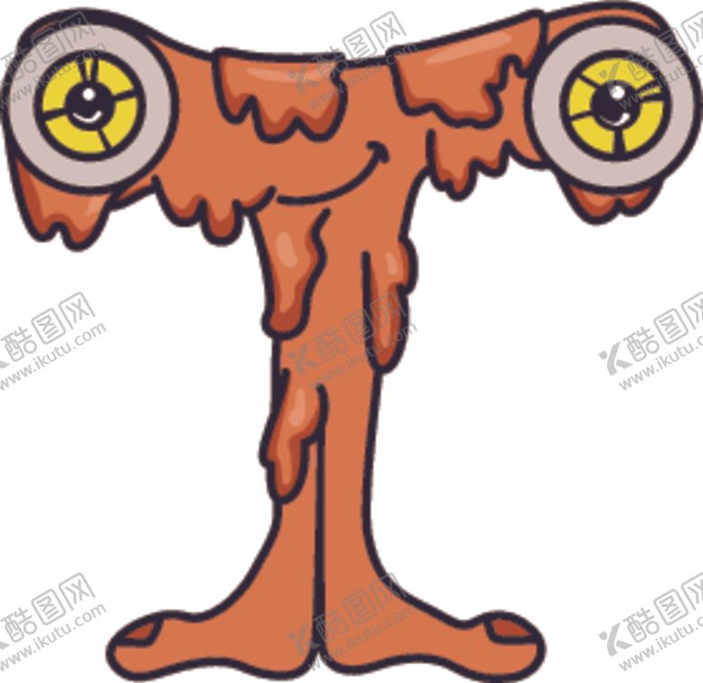 编号：57242709290842098929【酷图网】源文件下载-卡通英文字母