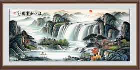 长城江山如画装饰画