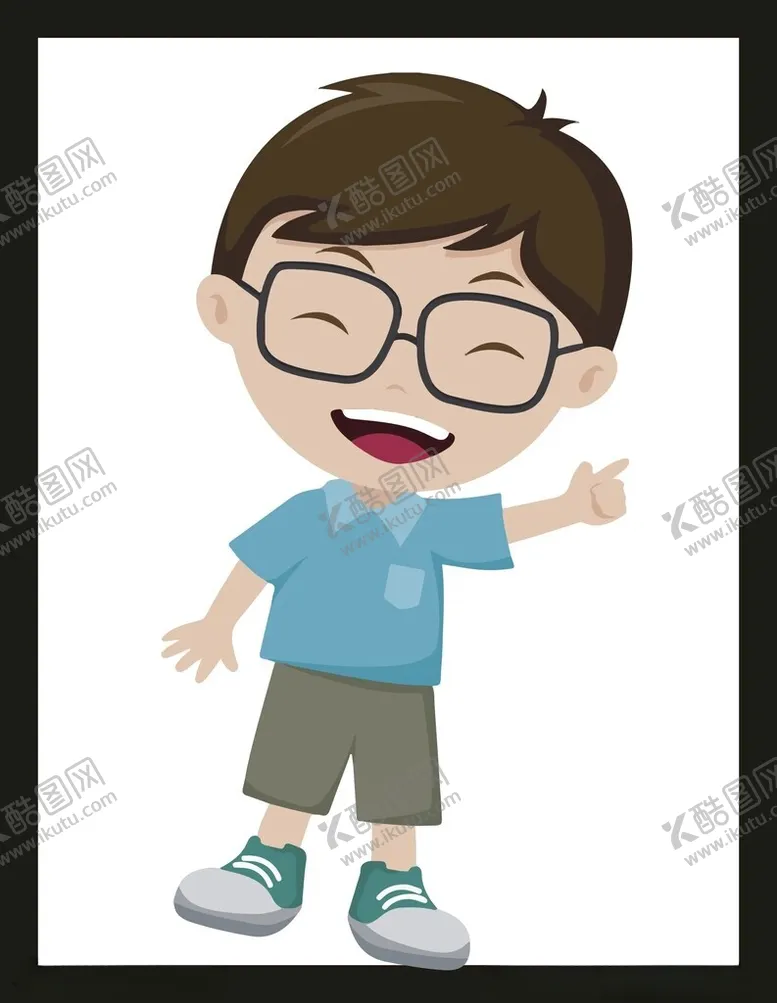编号：22866102031717071252【酷图网】源文件下载-开心欢呼男孩
