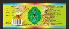 苦荞茶标签