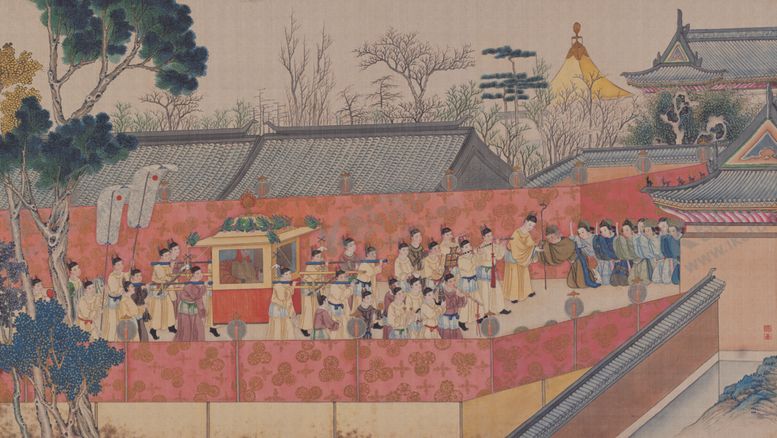 编号：59821406250747178678【酷图网】源文件下载-红楼梦场景精美工笔画