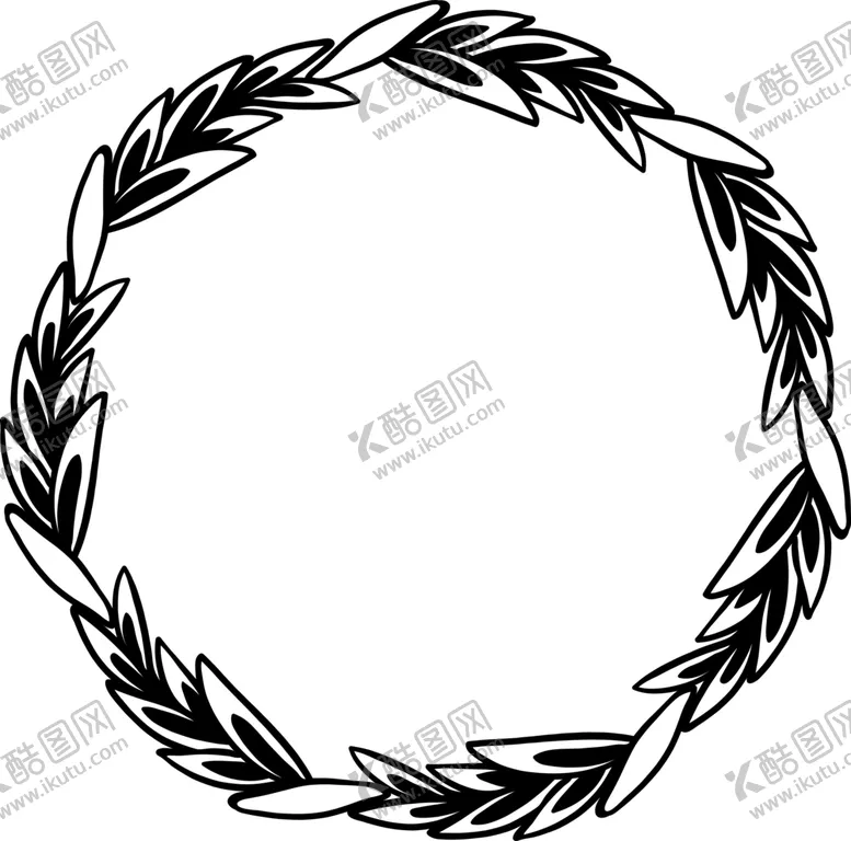 编号：59606206272335267186【酷图网】源文件下载-圆形花环