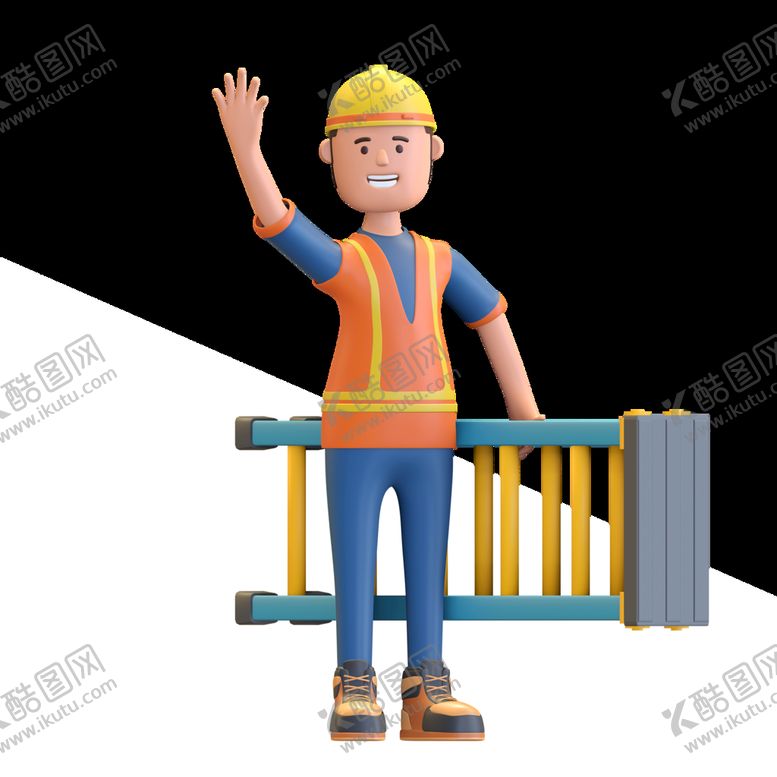 编号：91708510010949485462【酷图网】源文件下载-卡通安装工人