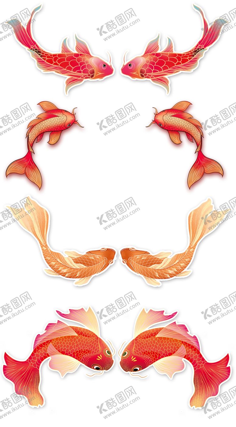 编号：50948209200115591284【酷图网】源文件下载-鱼锦鲤鲤鱼金鱼观赏鱼锦程好运