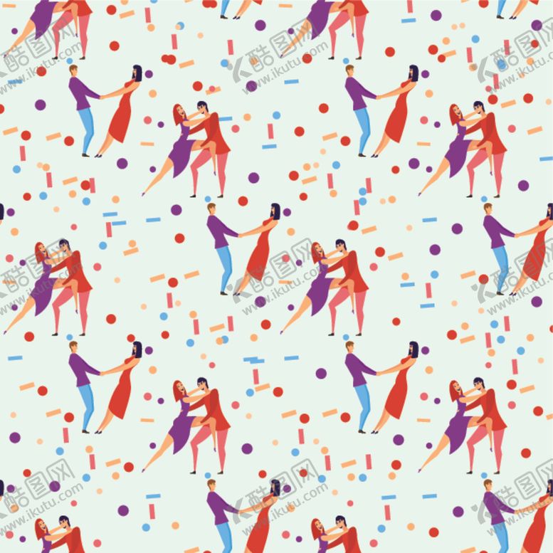 编号：75536507010644084084【酷图网】源文件下载-卡通情侣