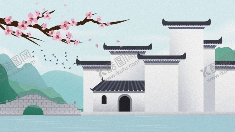 编号：90652309220453334275【酷图网】源文件下载-中式背景图
