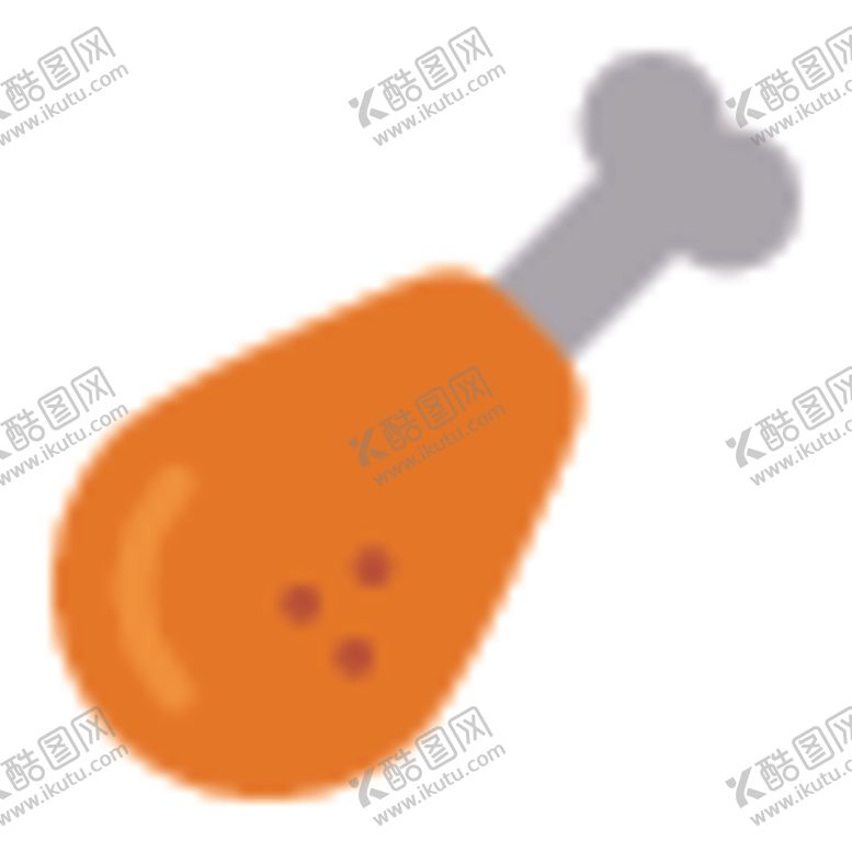 编号：57733510082355545262【酷图网】源文件下载-卡通鸡腿