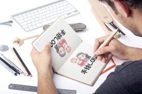 手绘样机场景贴图的ps素材