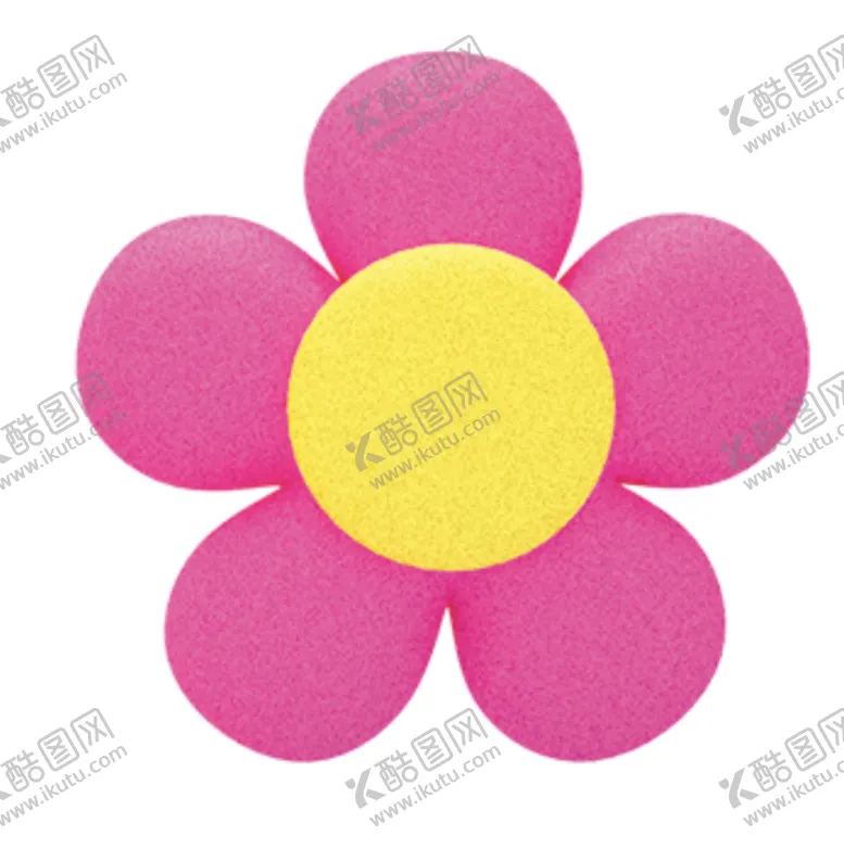 编号：36155802221906531378【酷图网】源文件下载-彩塑花朵