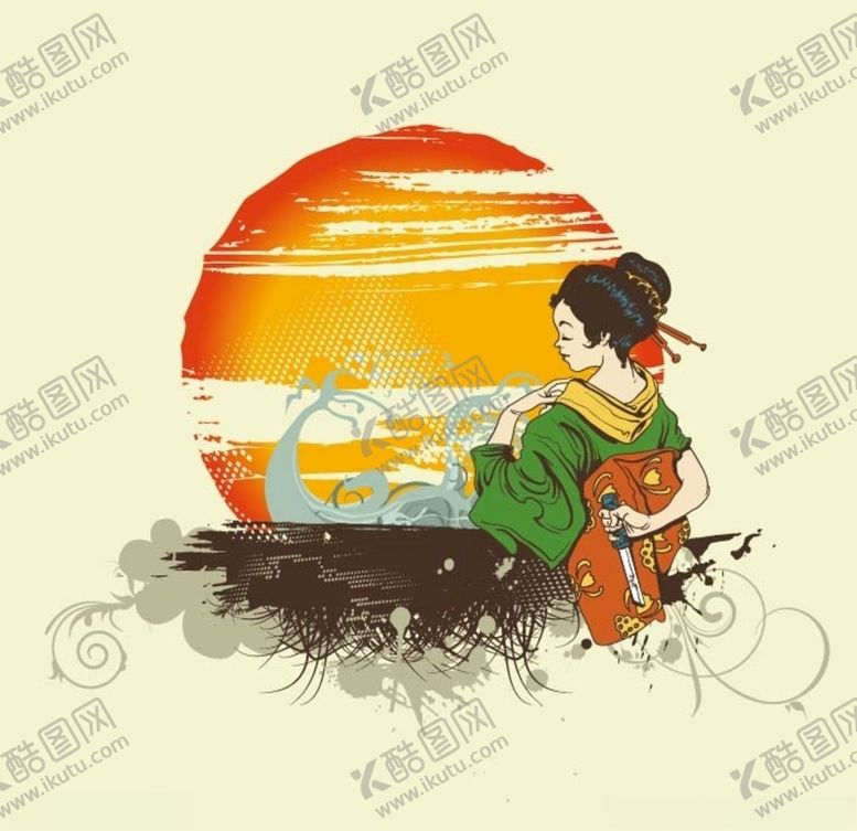 编号：31355807141642315139【酷图网】源文件下载-日出人儿