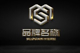 logo样机 标志样机 字体样