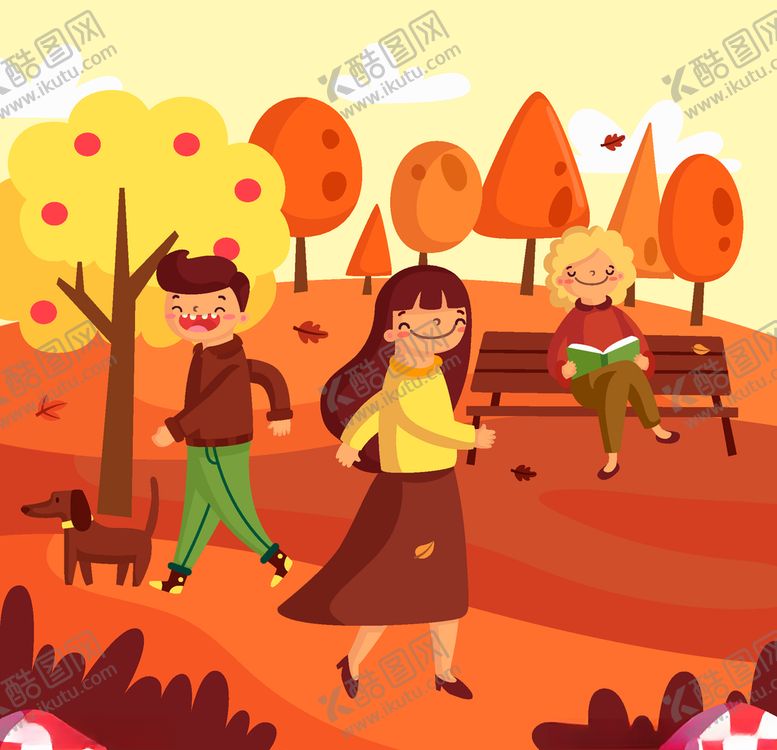 编号：74078909192037353583【酷图网】源文件下载-穿秋装的人