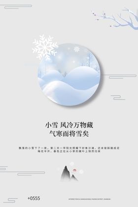 小雪海报