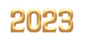 2023年金色字体