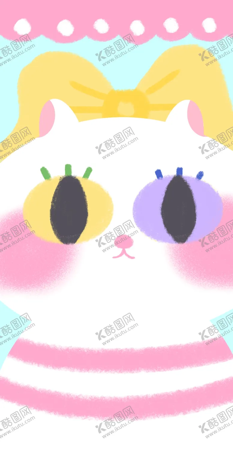 编号：13288304170225019858【酷图网】源文件下载-波斯猫插画