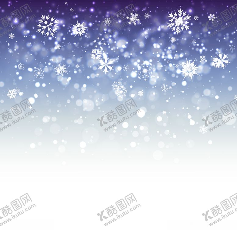 编号：65869105110038118323【酷图网】源文件下载-雪花下雪梦幻天空背景