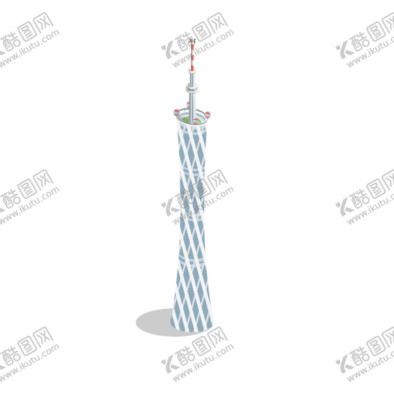 编号：55699412061225438673【酷图网】源文件下载-广州塔插画