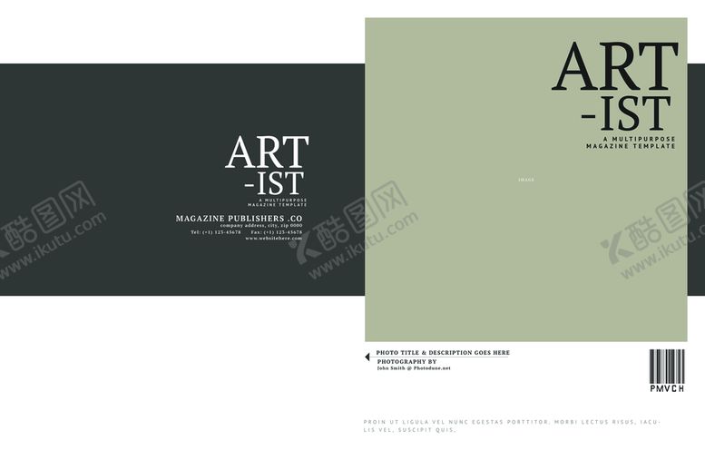 编号：57364010081019583417【酷图网】源文件下载-英文画册 简约艺术 ART  