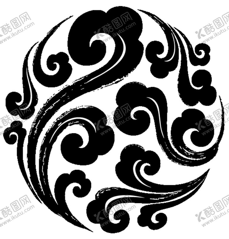 编号：96988309201513498153【酷图网】源文件下载-中国风祥云图案花纹底纹PNG