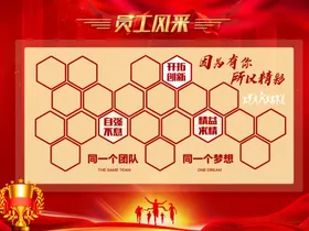 员工展示墙