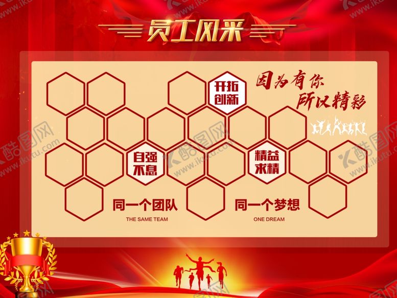 编号：80409409130704054304【酷图网】源文件下载-员工风采展示墙