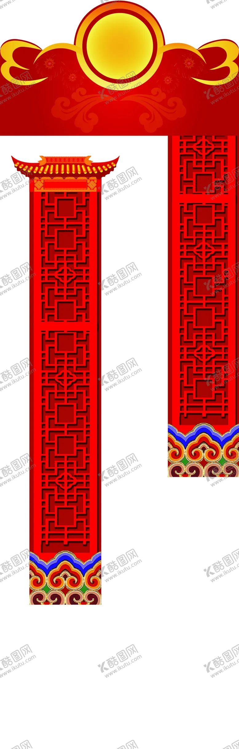 编号：17993406181408133451【酷图网】源文件下载-春节堆头氛围营造