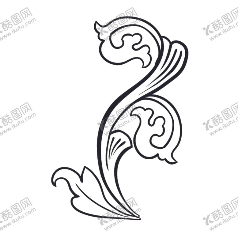 编号：34502706301655201889【酷图网】源文件下载-欧式复古花纹图案