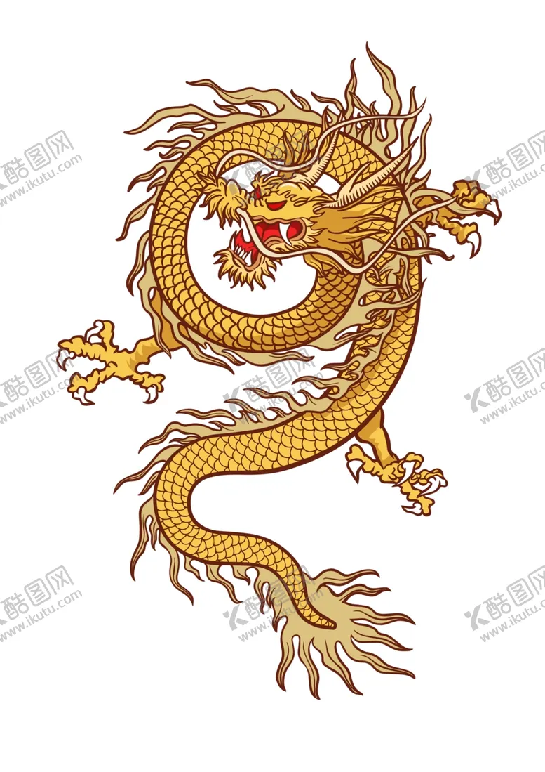 编号：97955212131015471967【酷图网】源文件下载-吉祥龙年免扣素材美陈新年