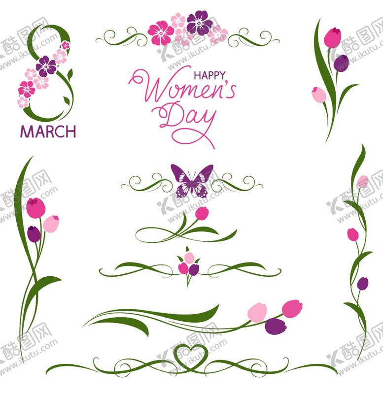 编号：67562510070331568163【酷图网】源文件下载-卡通花草边框