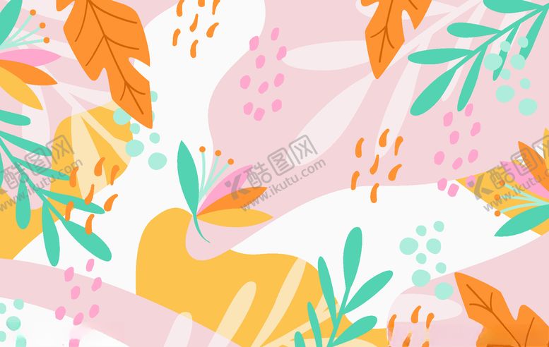 编号：25327309102211448085【酷图网】源文件下载-叶子背景