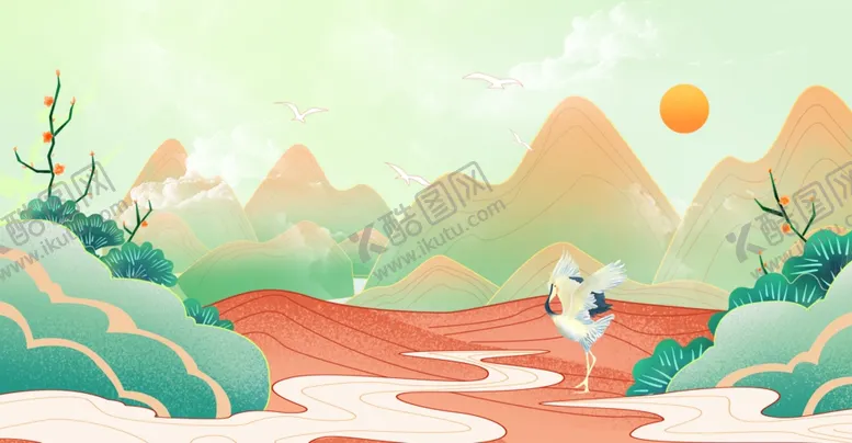 编号：80793307020052469614【酷图网】源文件下载-中秋插画展板