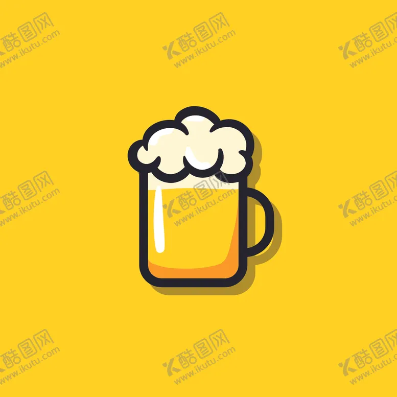 编号：47137506270236276226【酷图网】源文件下载-手绘啤酒杯