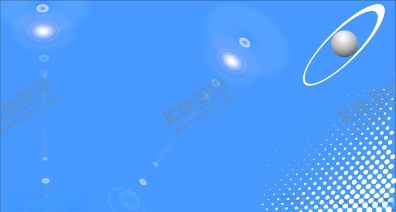 编号：10650405152246057836【酷图网】源文件下载-蓝底白点星球光圈素材