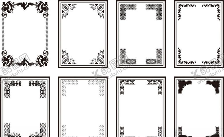编号：12213209271847592307【酷图网】源文件下载-边框花边角花花纹