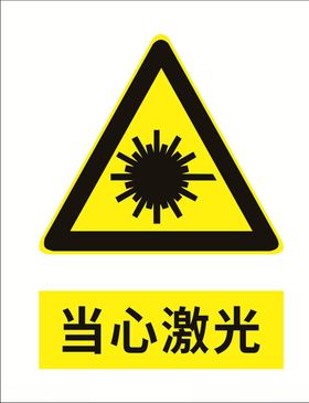 当心激光