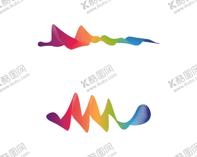 编号：84617607030805031118【酷图网】源文件下载-彩色渐变曲线