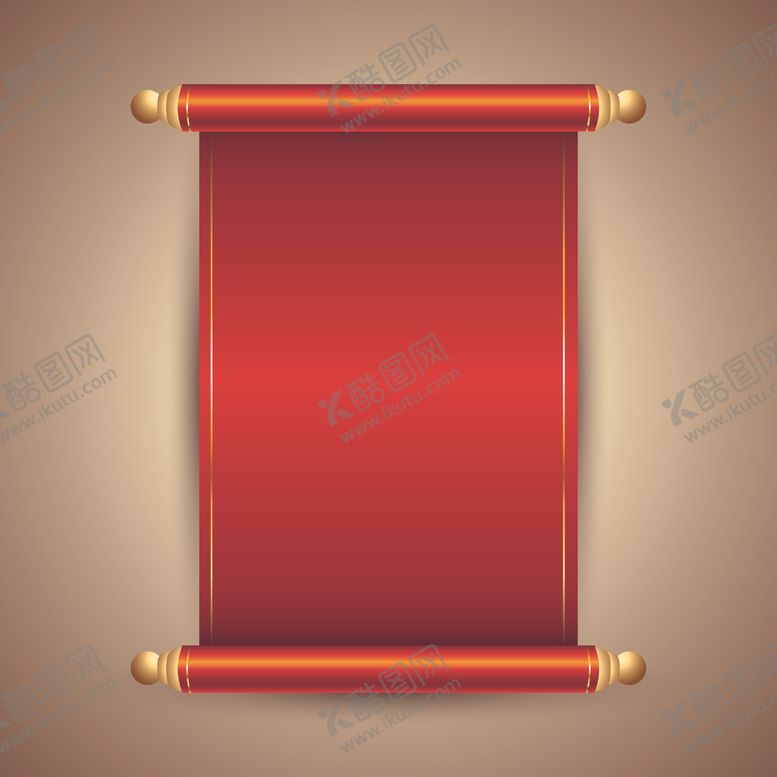 编号：74645406302341136662【酷图网】源文件下载-卷轴