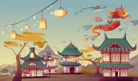 风景插画