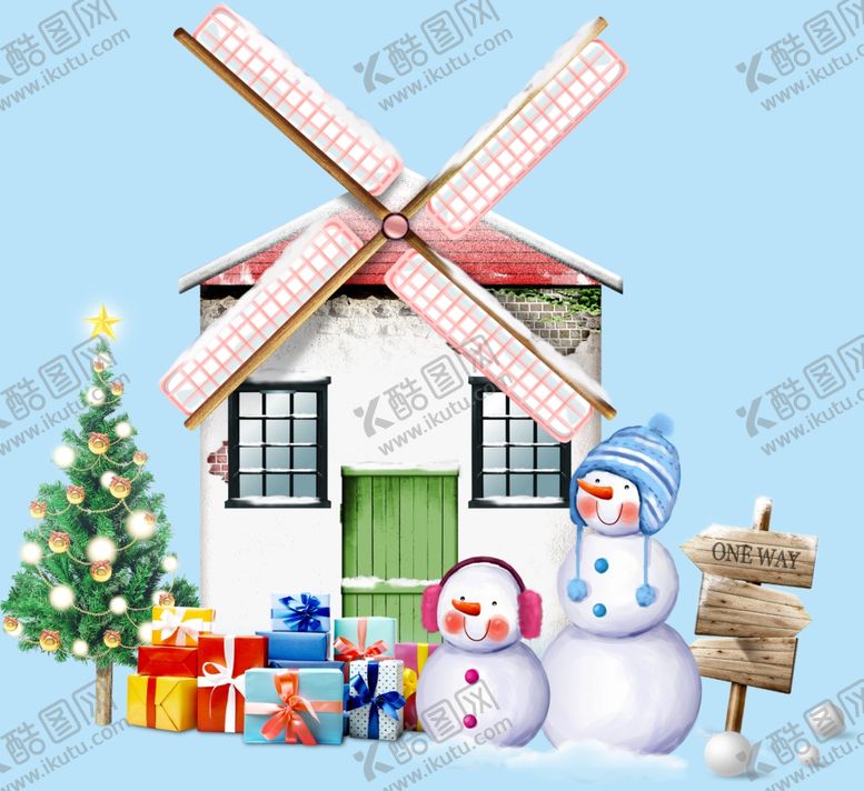 编号：92143910161405576003【酷图网】源文件下载- 圣诞房子