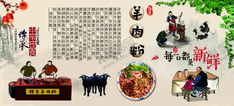 编号：74625802222146102420【酷图网】源文件下载-羊肉粉文化