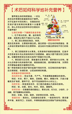 术后如何科学的补充营养
