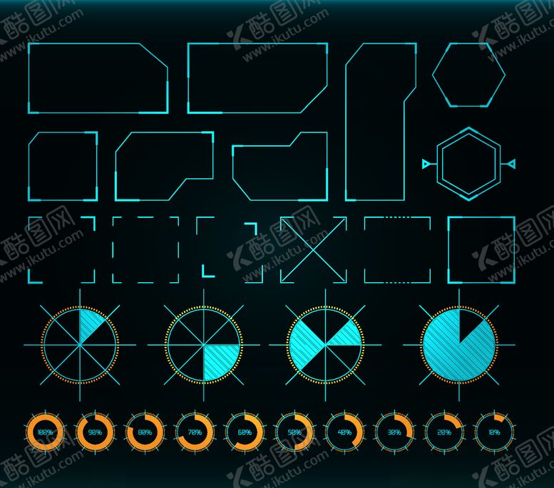 编号：53941509190458494000【酷图网】源文件下载-科技感边框